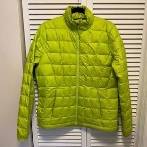 Marmot Lime Green Puffer Jacket